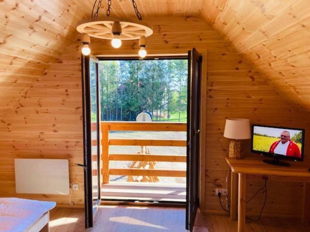 Kalinowy Sad Domki Z Jacuzzi I Sauna Mikołajki Eksteriør billede